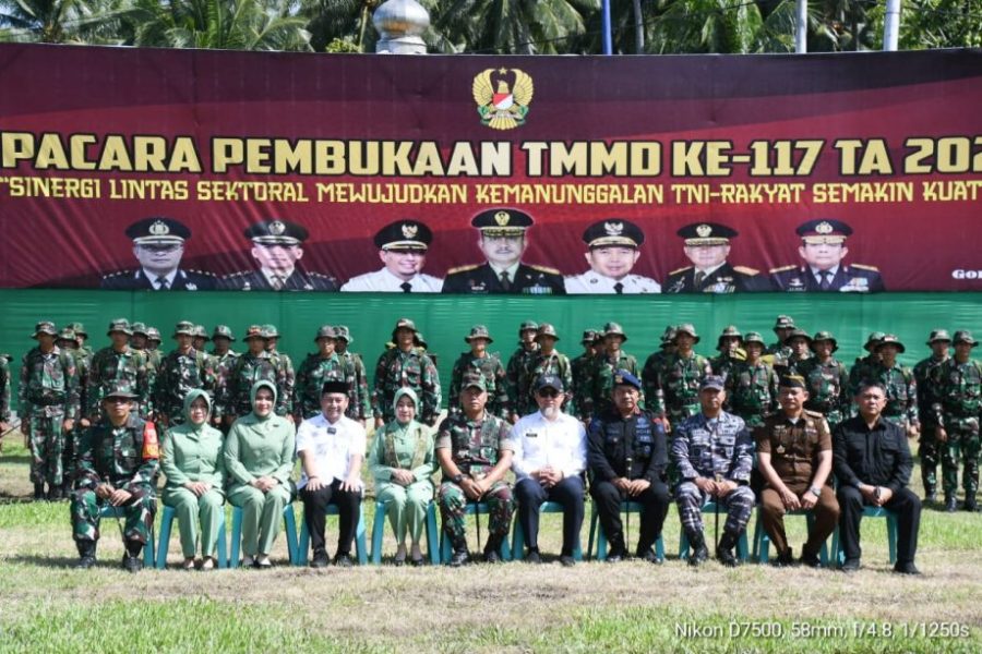 Danrem 133/NW Hadiri Upacara Pembukaan TMMD Ke-117 Tahun 2023 Kodim 1304/Gorontalo