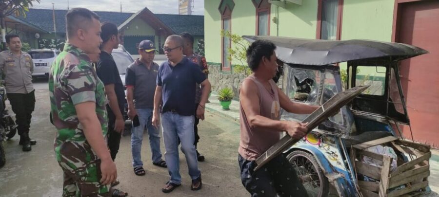 Anggota Kodim 1304/Gorontalo Berhasil Mengamankan Terduga Pelaku Pencuri Penutup Besi Lubang Bandara Jalan Milik Pemerintah