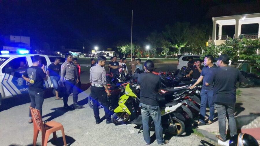 Satlantas Polres Pohuwato Berhasil Jaring Puluhan Motor Berknalpot Racing