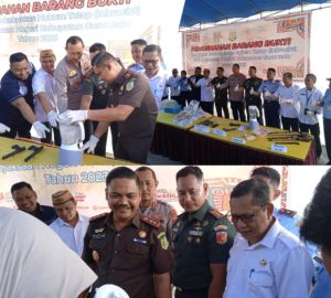 Perkara Sudah Incracht, Kejaksaan Negeri Kabupaten Gorontalo Musnahkan Barang Bukti