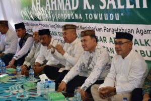 Camat Buntulia Hadiri Haul ke-2 Almarhum KH Ahmad Saleh