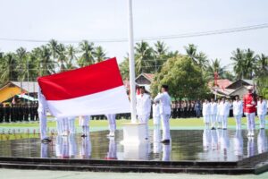 Upacara Bendera Peringatan HUT RI-78 di Mapolres Pohuwato Berlangsung Hikmat