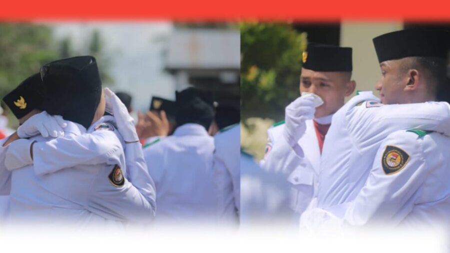 Usai Sukses Laksanakan Tugas, Sedih dan Haru Selimuti Paskibraka Pohuwato 2023
