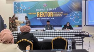 Senat UNU Gorontalo Resmi Tetapkan Tiga Calon Rektor Terpilih