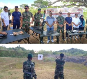 Ditembakkan Dandim 1315/KG, Kejari Kabupaten Gorontalo Musnahkan 118 Butir Amunisi Aktif Yang Sudah Incracht