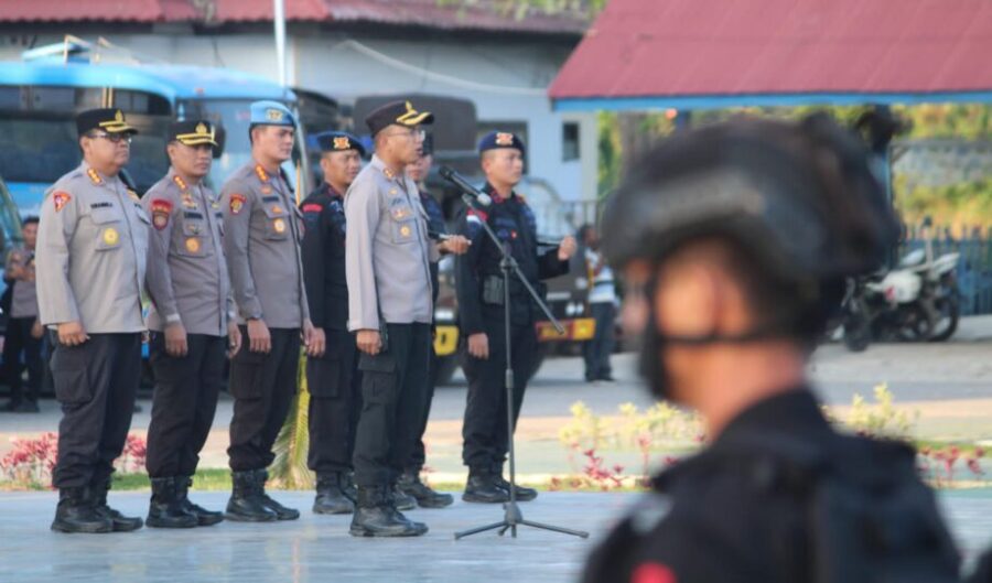 Pasca Demonstrasi Penambang,1.329 Personil Disiagakan di Sejumlah Titik