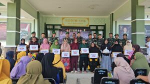 Gelar Baksos Peringati HUT TNI Ke-78, Kodim 1315/KG Bagikan Paket Sembako