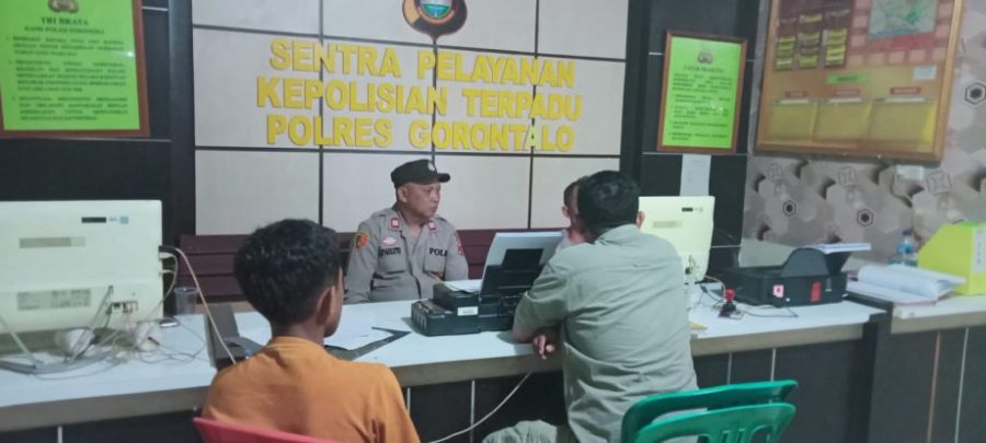 Tak Terima Anaknya Dikeroyok, Gunawan Tayabu Resmi Melapor Ke Polres Gorontalo