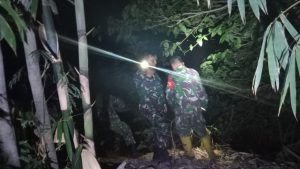 Kebakaran Lahan di Isimu Utara Berhasil Dipadamkan Personil Kodim 1315/KG dan Koramil Tibawa