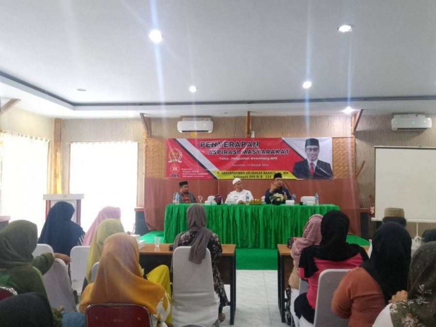 Anggota DPD-RI, Abdurrahman Abubakar Bahmid Bersama DPD PKS Kabupaten Gorontalo Serap Aspirasi Masyarakat