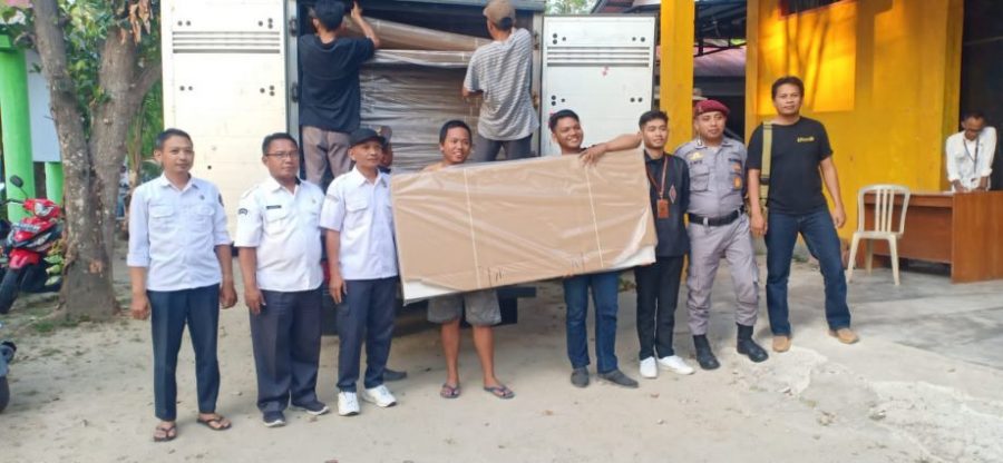 4.820 Bilik Suara Diterima KPU Kabupaten Gorontalo Untuk Pileg Dan Pilpres 2024