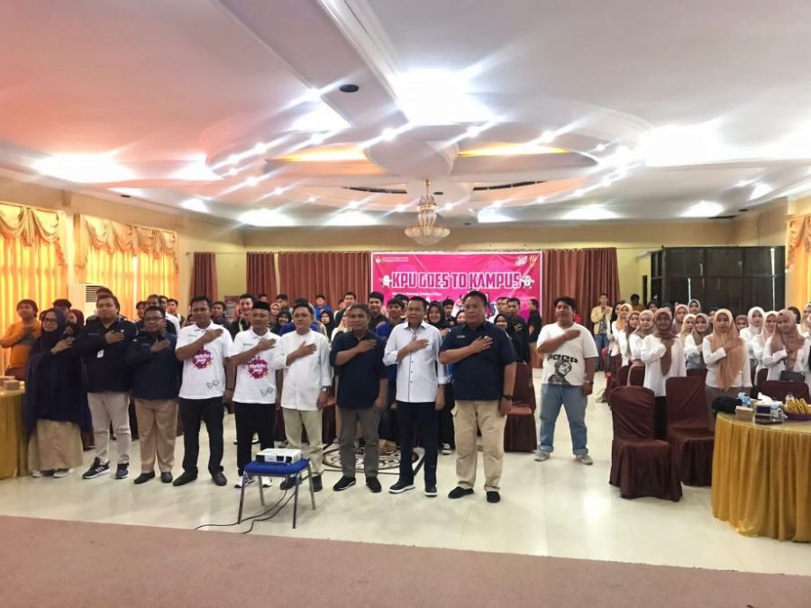 Semarak Sumpah Pemuda, KPU Goes To Campus Nobar Kejarlah Janji Bersama Mahasiswa Universitas Gorontalo