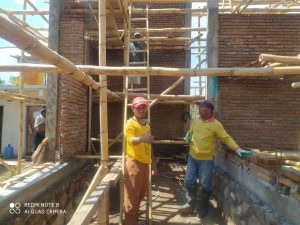 Dibangun Dengan Swadaya Masyarakat, Masjid Desa Tolongo DiharapkanJadi termegah Di Kecamatan Anggrek