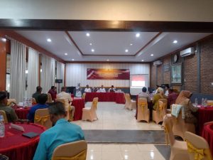 KPU Kabupaten Gorontalo Bersama Peserta Pemilu dan Stakeholder Bahas Penetapan Lokasi Pemasangan APK