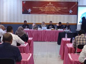Sebelum Diusulkan, KPU Kabupaten Gorontalo Gelar Koordinasi Finalisasi Penyusunan Rancangan DCT