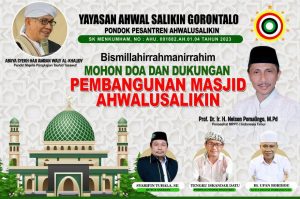 Yayasan Ahwal Salikin Terus Pacu Pembangunan Masjid