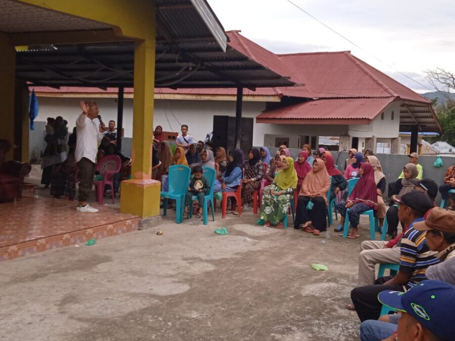 Sisir Wilayah Limboto, Jayusdi Rivai Ajak Warga Pilih Fory Naway Dan Kampanyekan Tolak Politik Uang