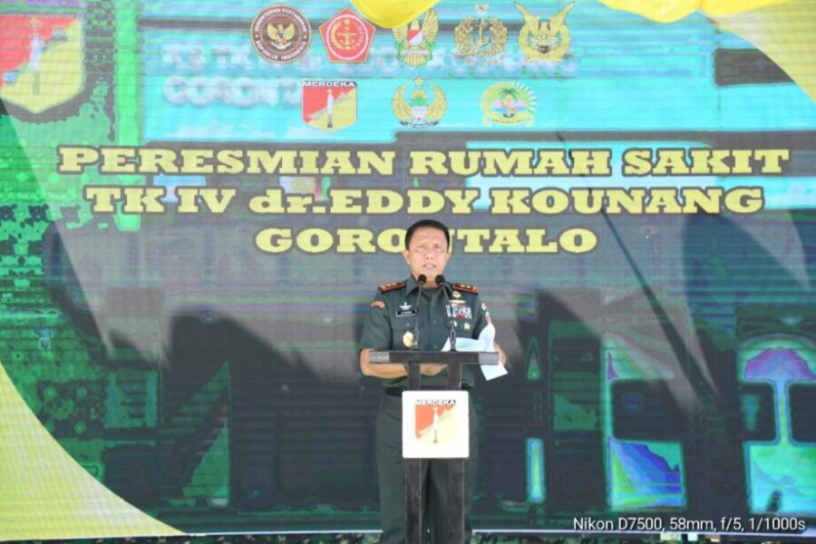 Pangdam XIII/Merdeka Ikuti Vicon Peresmian RS Pertahanan Negara Pangsar Soedirman dan RS TNI oleh Presiden RI