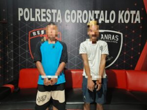 Curi Motor, Dua Pemuda Di Kota Gorontalo Dibekuk Polisi