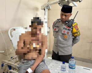 Kota Gorontalo Berdarah, Satu Pemuda Dilarikan Ke Rumah Sakit Akibat Penikaman