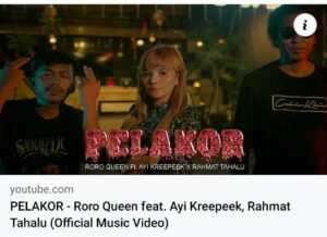 Lagu Berjudul Pelakor Yang di Posting Roroqueen Stevanie  Di Apresiasi Netizen Gorontalo
