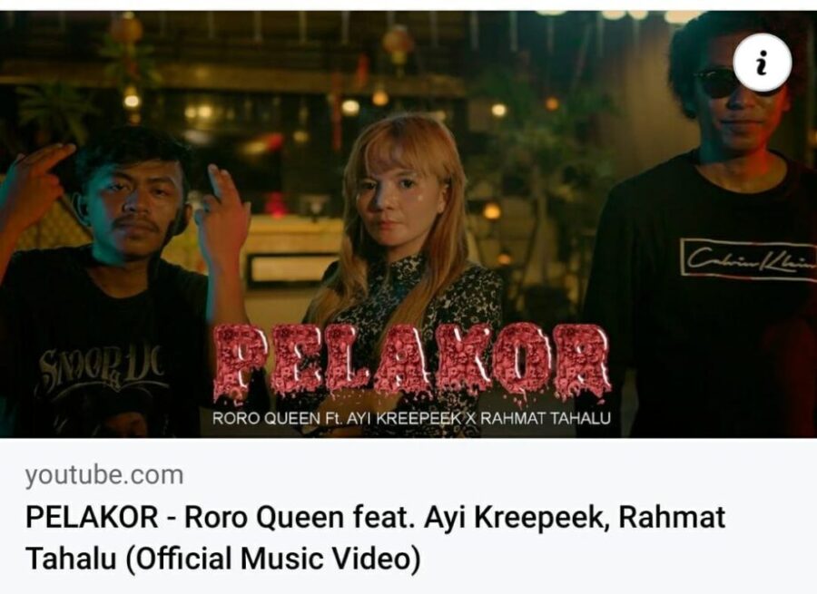 Lagu Berjudul Pelakor Yang di Posting Roroqueen Stevanie  Di Apresiasi Netizen Gorontalo