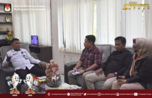 KPU Kabupaten Gorontalo Audiensi Dengan Sekda Untuk Persiapan Pilkada Serentak 2024