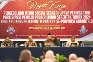 KPU Kabupaten Gorontalo Tingkatkan Pengelolaan Media Sosial Untuk Sosialisasi Pilkada 2024