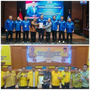 Lewat Jalur Partai Politik Diusung Golkar dan Demokrat, Pasangan IRIS Optimis Menang