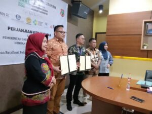 Pemkab Gorontalo Gandeng Bank SulutGo Cabang Limboto Untuk Pembayaran Retribusi Pasar Via QRIS