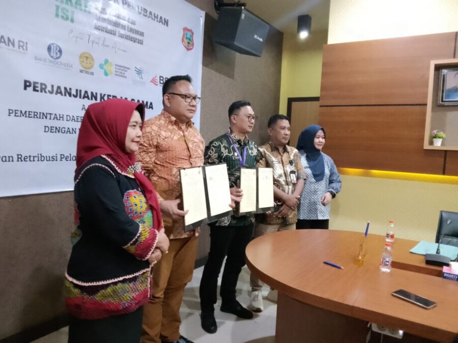 Pemkab Gorontalo Gandeng Bank SulutGo Cabang Limboto Untuk Pembayaran Retribusi Pasar Via QRIS