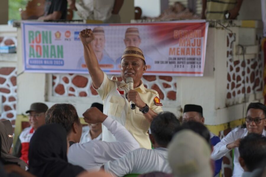 Elnino Mohi Turun Gunung Dukung Pasangan Calon Roni-Adnan