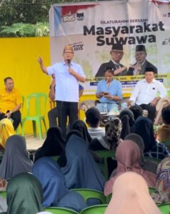 Paslon Ismet-Risman Silaturahmi Dengan Masyarakat Suwawa Paparkan Program Pro Rakyat