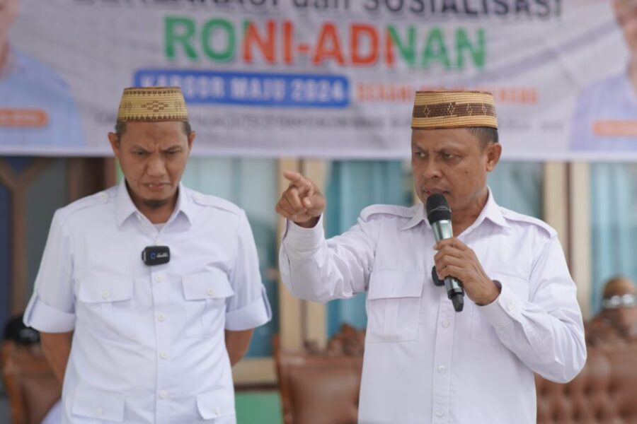 Roni – Adnan Kampanye di Kecamatan Mootilango, Sarjon Andarani Ajak Keluarga dan Kerabat Pilih Nomor 3