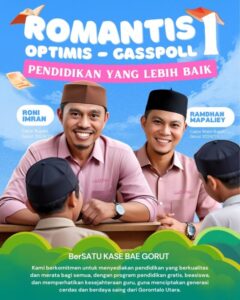 Pasangan Calon Roni-Ramdhan Siap Wujudkan Pendidikan Berkualitas Menuju Gorontalo Utara Cerdas