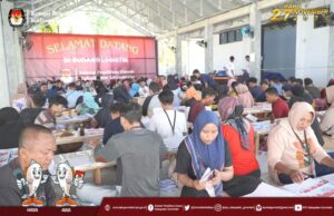 KPU Kabupaten Gorontalo Temukan 191 Surat Suara Rusak Dari Proses Pelipatan Dan Penyotiran Awal