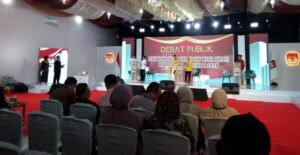 Debat Kedua Paslon Pilkada Berjalan Lancar Dan Aman, KPU Gorut Pertimbangkan Debat Ketiga