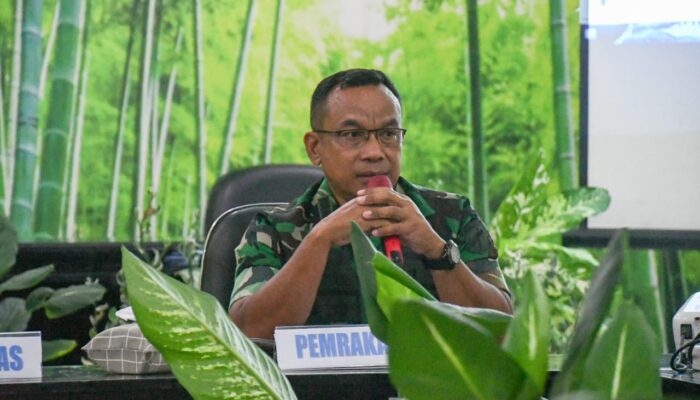 Kasrem 133/NW Pimpin Rakor Pemeriksaan UKL UKP Rencana Pembangunan Fasilitas Kodam XIII/Merdeka