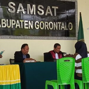 Perdana Tahun 2025, Satlantas Polres Gorontalo Gelar Sidang Ditempat Bagi Pelanggar Lalulintas