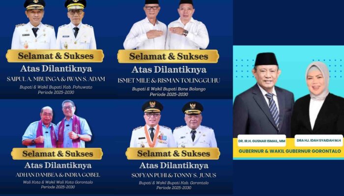 Sampaikan Selamat Ke Kepala Daerah Provinsi Gorontalo, Prof. Rustam Akili Ingatkan Integritas dan Moral