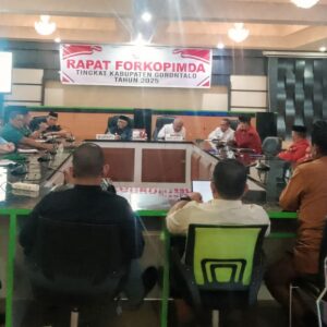 Pemerintah Kabupaten Gorontalo dan Forkopimda Gelar Rapat Koordinasi, Bahas Isu Strategis di Bulan Ramadhan
