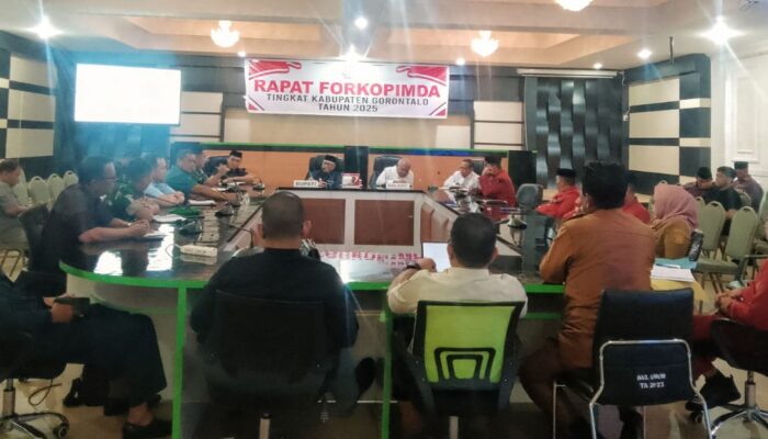 Pemerintah Kabupaten Gorontalo dan Forkopimda Gelar Rapat Koordinasi, Bahas Isu Strategis di Bulan Ramadhan