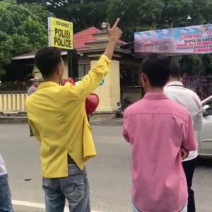 Sambut Kapolda Gorontalo dengan Aksi Demonstrasi, BEM UG Sentil Masalah tambang di Pohuwato