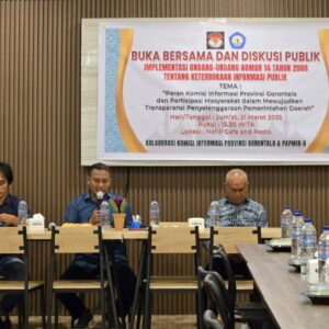 KIP Gorontalo Gelar Edukasi Keterbukaan Informasi Publik untuk Mahasiswa