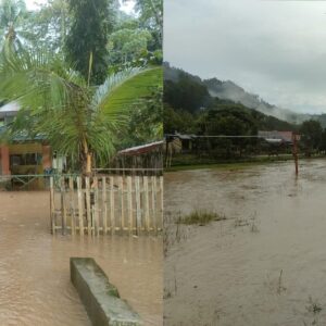 Tanggul Totopo Jebol , Puluhan Rumah di Bilato Terendam Banjir