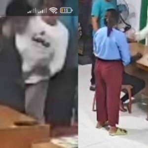 Kades Buhu Diduga Aniaya Warganya Terekam Cctv