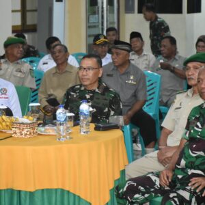 Danrem 133/NW Ikuti Halal Bihalal Presiden RI dengan Purnawirawan TNI AD dan Keluarga Besar TNI-Polri Secara Virtual