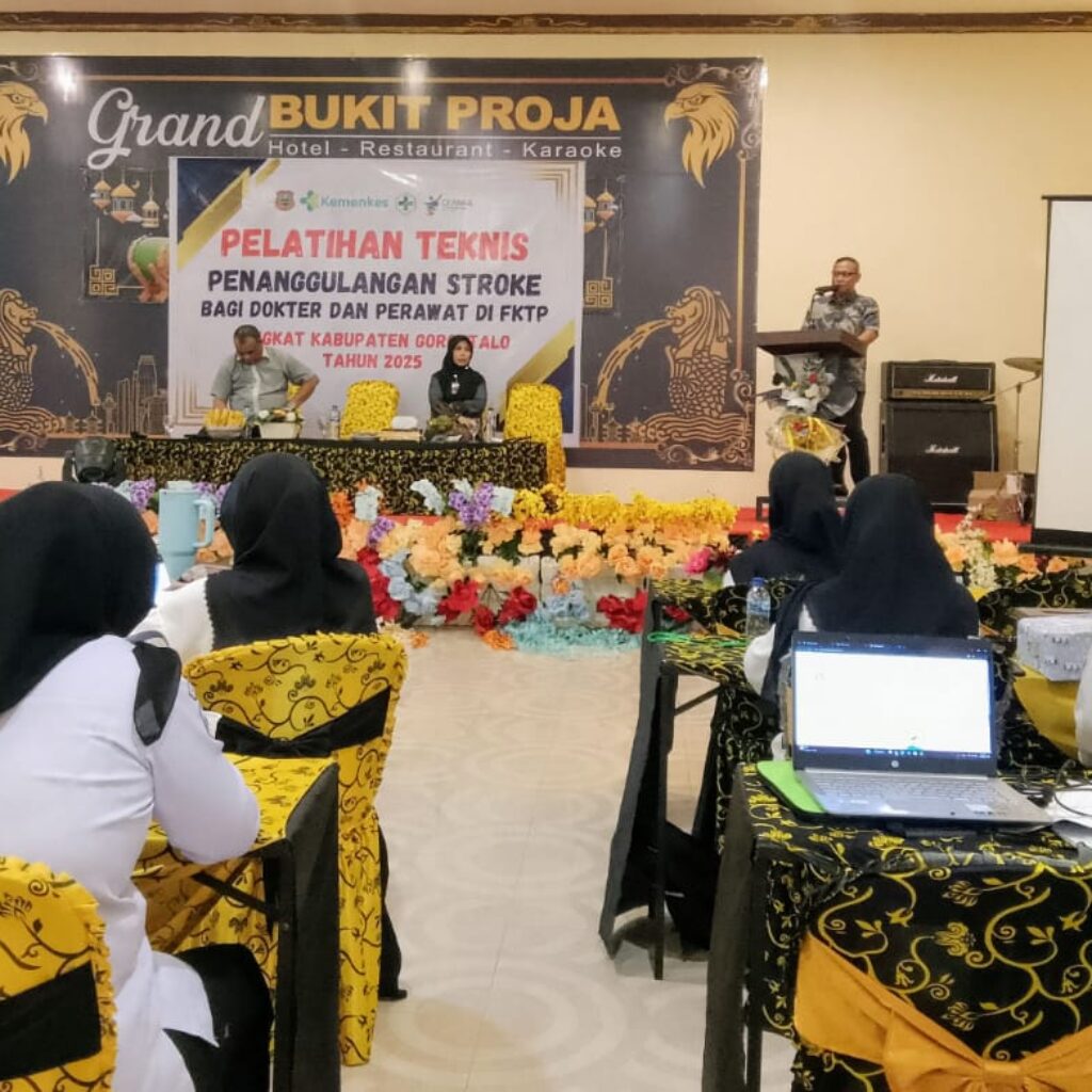 Pemerintah Kabupaten Gorontalo Tutup Pelatihan Penanggulangan Stroke bagi Dokter dan Perawat