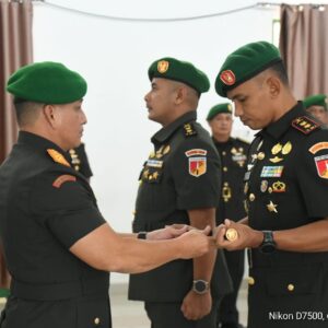 Danrem 133/NW Pimpin Sertijab Dandim 1315/Kab. Gorontalo dan Tradisi Satuan Korem 133/Nani Wartabone