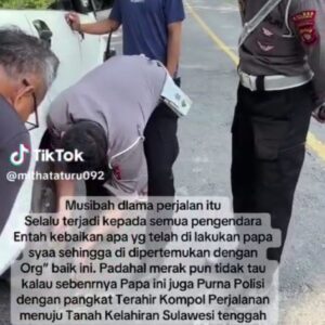 Warganet Puji Kinerja Anggota Satlantas Polres Gorontalo